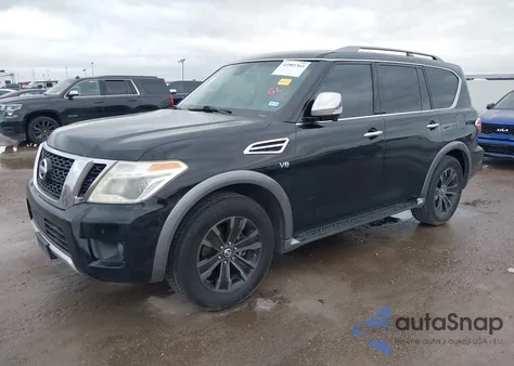 2017 Nissan Armada Platinum from USA, damaged, VIN JN8AY2ND1H9003702
